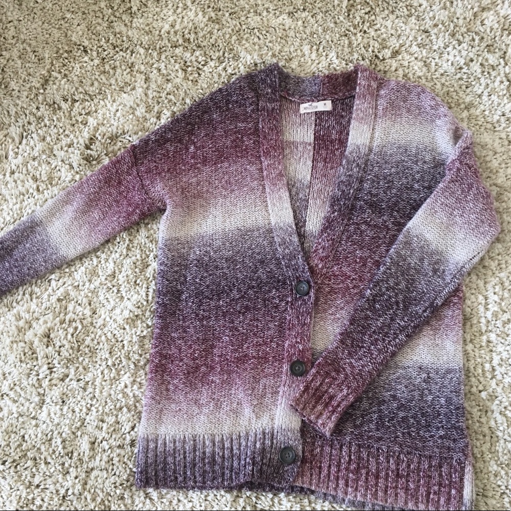 Button up knitted sweater
